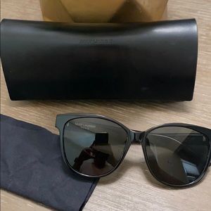 Saint Laurent SLM23/K Women's Cat-Eye Sunglasses